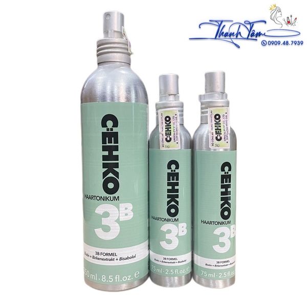 [ New 2023 ] Xịt dưỡng kích thích mọc tóc Cehko Haartonikum 3B Formel 250ml