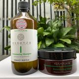 Gội và kem ủ cân bằng da dầu Inebrya NARAXIS ESSENZA AROMA THERAPY REBALANCING 500ml/300ml { New }