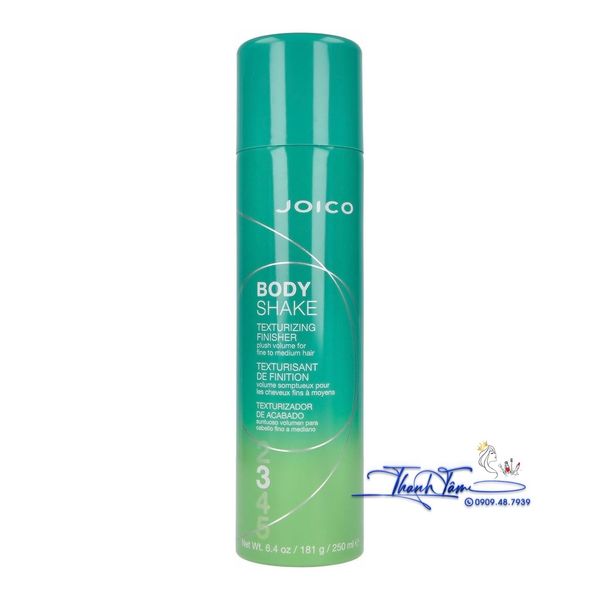 Xịt tạo kiểu và tăng độ phồng Body Shake Joico Texturizing Finisher 250ml ( New 2023 )