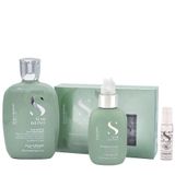 Combo gội xịt và tinh chất chống rụng tóc ALFAPARF SEMI LINO SCALP RENEW ENGERGIZING 250ml/125ml/12x10ml [ New ]