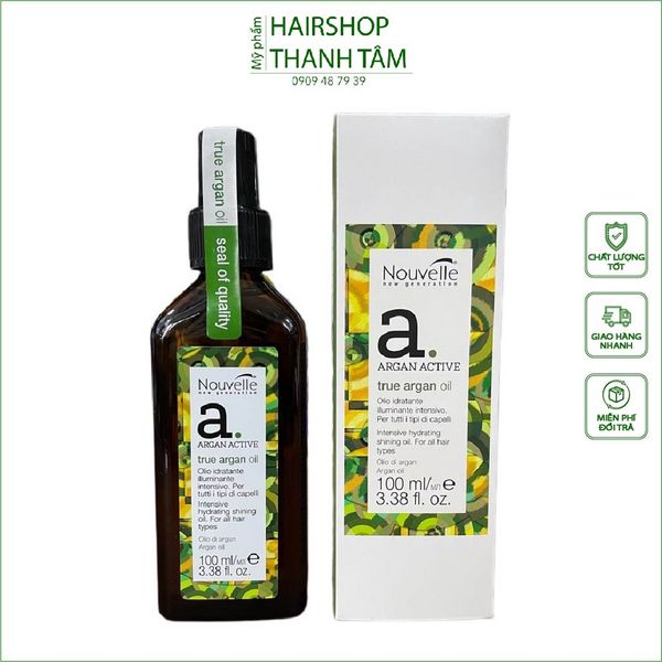 Tinh Dầu Nouvelle Dưỡng Tóc True Argan Oil Active 100ml - chính hãng