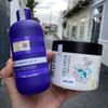 Dầu gội khử vàng Elgon Silver Shampoo 300ml và Kem ủ Sublimia phục hồi tóc hư tổn do tẩy 500ml
