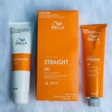 Bộ kem duỗi ?tóc Wella Creatine Straight 100ml x2 [ New ]