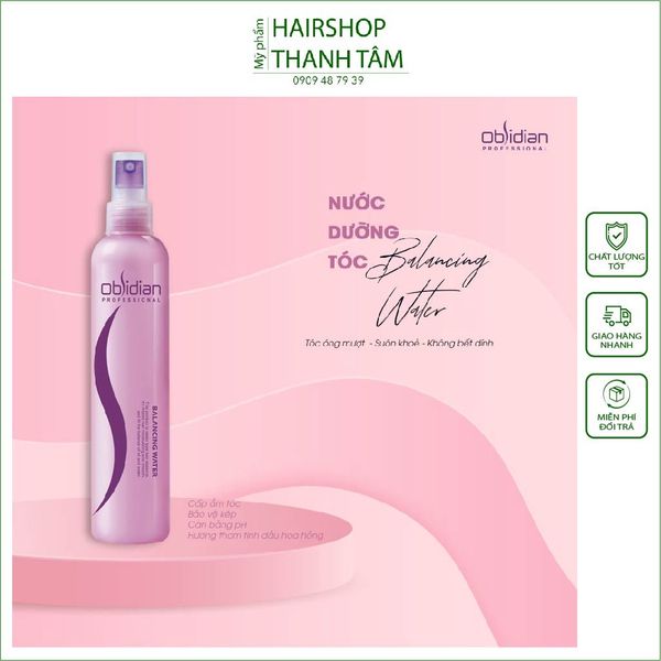 Xịt dưỡng nhanh mọc tóc Balancing Water Obsidian 250ml - chính hãng