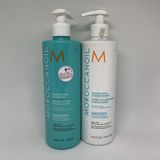 Dầu gội xả suôn mượt Moroccanoil Smooth 500mlx2 [ New ]