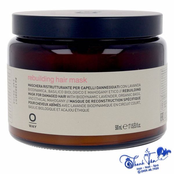 Mặt nạ tái tạo tóc OWAY ROLLAND Rebuilding Hair Mask 500ml [ New ]