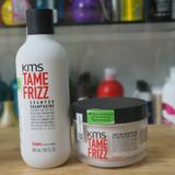 Gội và kem dưỡng tái cấu trúc tóc chống bông xù KMS TAMEFRIZZ 300ml/200ml [ New ]
