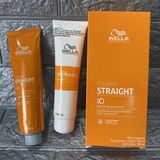 Bộ kem duỗi ?tóc Wella Creatine Straight 100ml x2 [ New ]