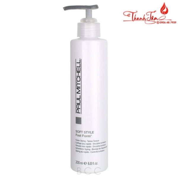 Gel tạo kiểu làm mềm mượt tóc Fast Form Paul Mitchell 200ml