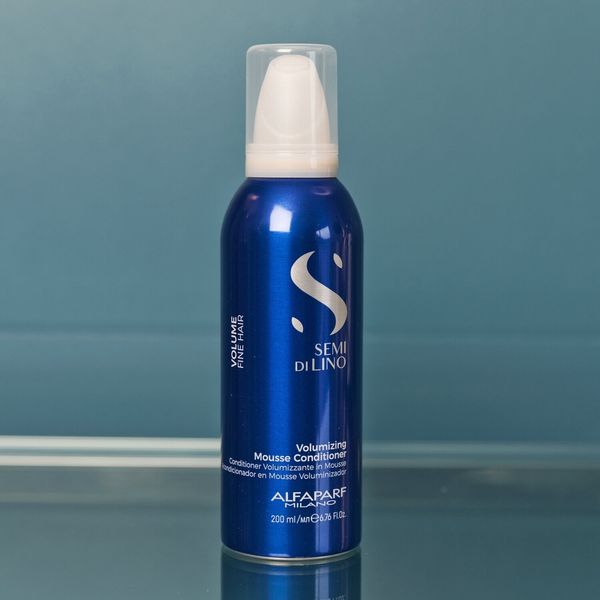 Kem xả tạo độ phồng cho tóc mảnh Volumizing Mousse Conditioner Alfaparf Milano 200ml - New 2023