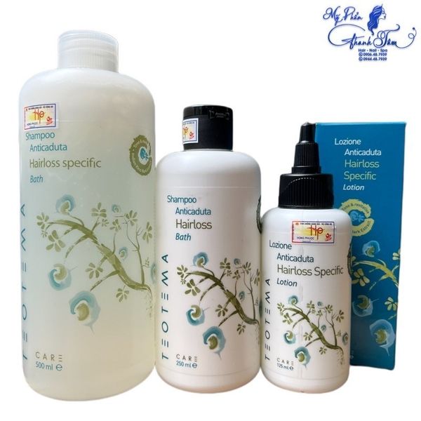 Combo chống rụng tóc Teotema Hairloss Specific Bath 500ml/125ml [ New ]