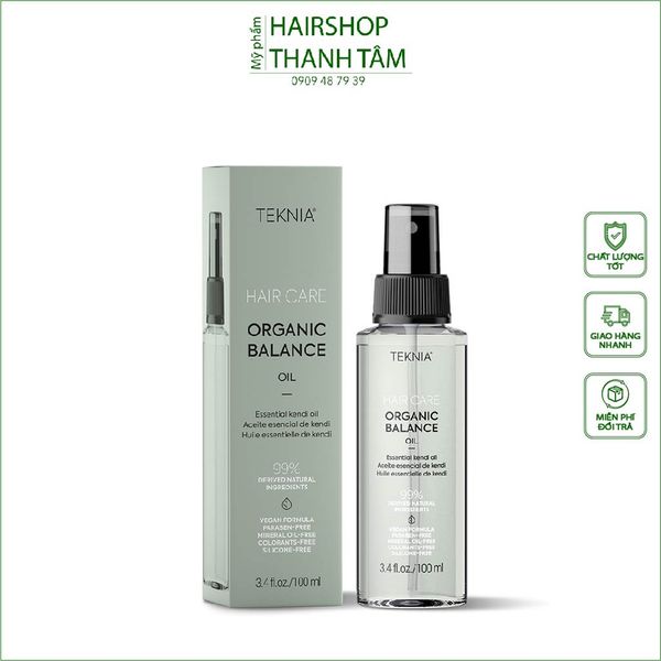 Tinh dầu giúp tóc bóng mượt Organic Balance Lakme 100ml