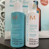 Gội xả suôn mượt cho tóc Smooth Moroccanoil 250mlx2 - chính hãng