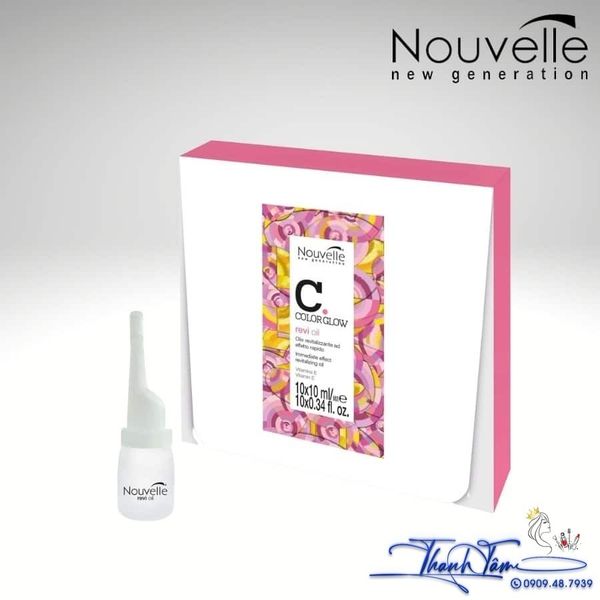 Serum giữ màu và phục hồi tóc sau khi nhuộm ColorGlow Serum Oil Nouvelle 10x10ml [ New ]
