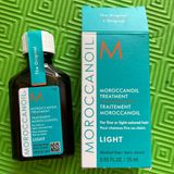 [ New ] Tinh dầu dưỡng tóc Moroccanoil Treatment Light 25ml ( for fine & light colored hair )