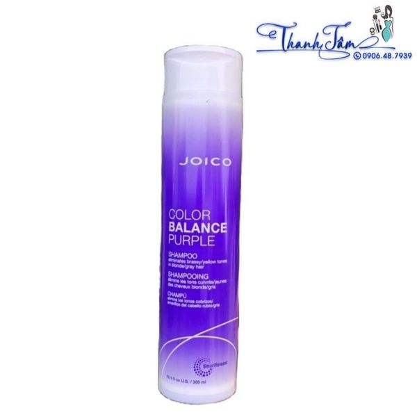 Dầu gội khử ánh vàng cho tóc nhuộm Tone lạnh Joico Balance Purple Shampoo 300ml