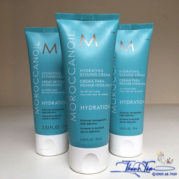 Kem tạo kiểu dưỡng ẩm Hydrating Styling Cream Moroccanoil dành cho mọi loại tóc 75ml [ New 2024 ]