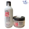 Gội và kem dưỡng tái cấu trúc tóc chống bông xù KMS TAMEFRIZZ 300ml/200ml [ New ]