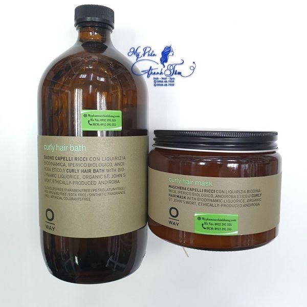 Cặp dầu gội hấp cho tóc uốn Oway Curly Hair 950ml/500ml [ New ]