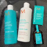 Combo gội xả giữ màu nhuộm và tinh dầu dưỡng MOROCCANOIL COLOR CARE 250mlx2/25ml [ New ]