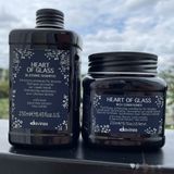 Dầu gội xả làm sạch tóc màu vàng sáng Heart Of Glass Silkening Davines 250mlx2 [ Fanola ]