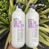 Dầu gội xả tím nâng sáng, khử sắc tố vàng cho tóc bạch kim KMS COLORVITALITY BLONDE 750mlx2
