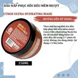 Kem ủ tóc, hấp dầu phục hồi siêu mượt Cynos Ultra Hydrating Mask 250ml [ New ]