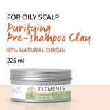 Mặt nạ đất sét thanh lọc dành cho da đầu dầu và tóc bết Wella Elements Purifying Pre-Shampoo 225ml