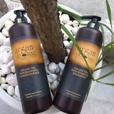 Combo gội xả hấp và tinh dầu Argan Deluxe 1000ml ( full Option ) [ New ]