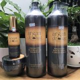 Combo gội xả hấp và tinh dầu Argan Deluxe 1000ml ( full Option ) [ New ]