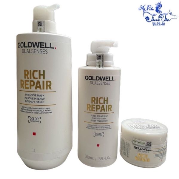Dầu hấp tóc siêu phục hồi Goldwell Rich Repair Mask 1000ml [ New ]