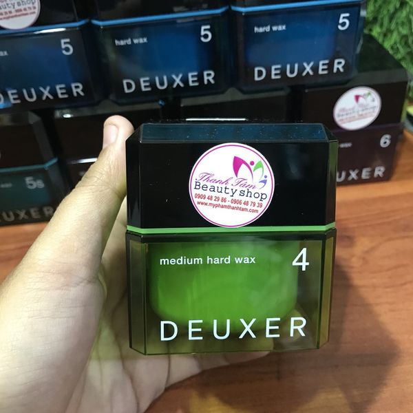 Sáp giữ nếp trung bình và nâng phồng chân tóc 003 Number Three Deuxer Medium Hard Wax 4 80g - new 2023