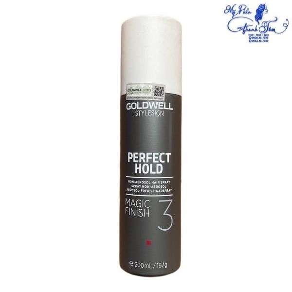 Xịt tạo kiểu siêu mịn sáng bóng Goldwell Perfect Hold 3 MAGIC FINISH Hairspray 200ml [ New ]