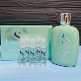 Combo gội xịt và tinh chất chống rụng tóc ALFAPARF SEMI LINO SCALP RENEW ENGERGIZING 250ml/125ml/12x10ml [ New ]