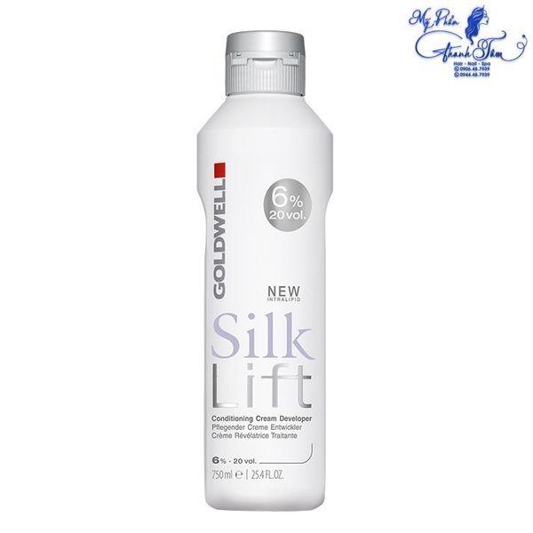 Dung môi nâng sáng dưỡng tóc GOLDWELL Silk Lift Cream Developer 750ml [ New ]