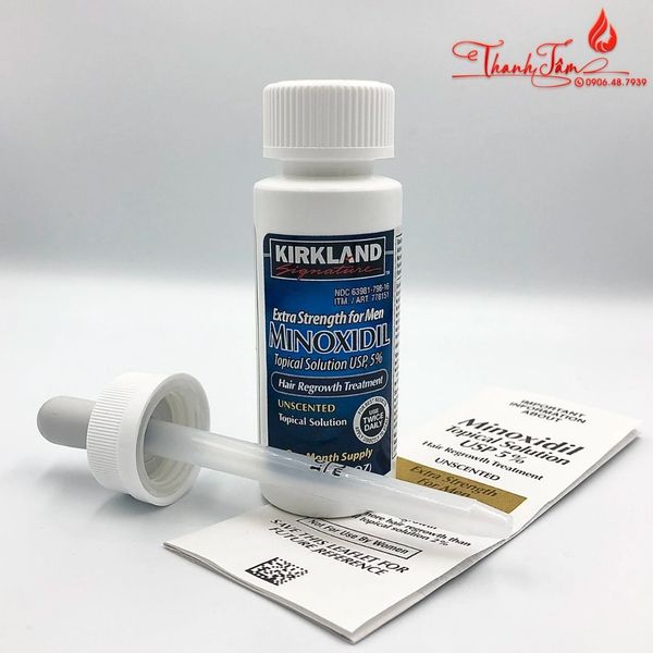 Tinh chất kích thích mọc râu và tóc Kirkland Minoxidil 5% 60ml