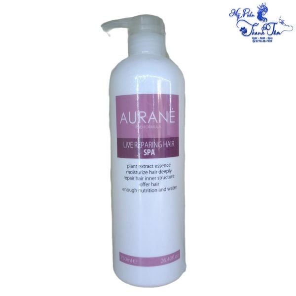 Dầu ngâm tóc Aurane Live Reparing Hair Spa phục hồi làm mượt tóc 750ml [ New ]