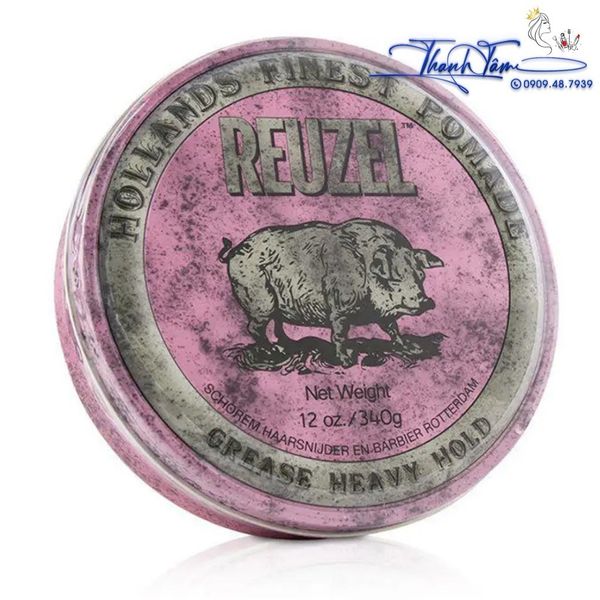 Sáp giữ nếp cứng độ bóng vừa Reuzel Pink Heavy Grease 340gr [ New ]