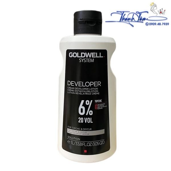 Dung môi pha màu nhuộm Oxy Goldwell Topchic (3%, 6%, 9%, 12% ) 1000ml