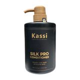Bộ dầu gội xả và xịt dưỡng siêu thơm mềm mượt phục hồi giữ màu tóc Kassi SILK PRO 500mlx2/250ml [ New }