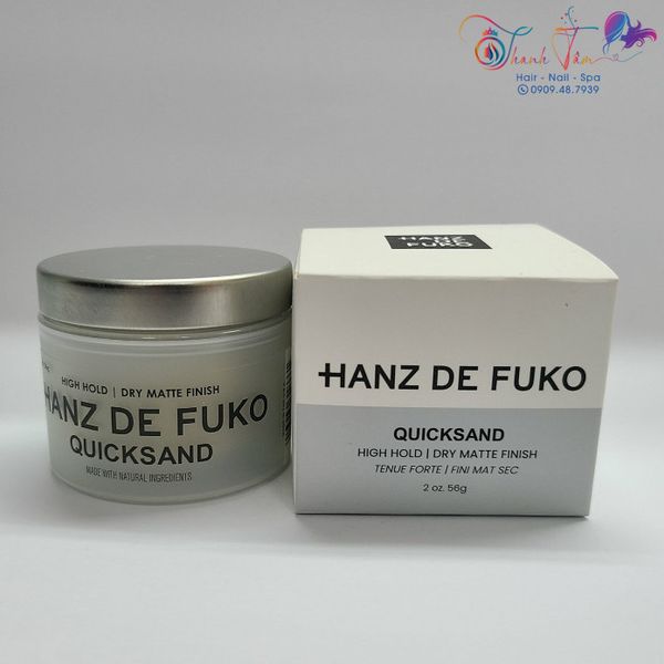 Sáp vuốt tóc nam cao cấp cho tóc mỏng dầu Hanz de Fuko Quicksand 56ml [ New ]