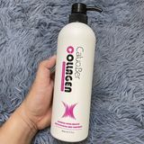 COLAGEN tươi phục hồi tóc hư tổn Supper Smooth Water Holding Hair Treatment CALUO.BER 800ml [ New ]