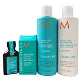 Combo gội xả giữ màu nhuộm và tinh dầu dưỡng MOROCCANOIL COLOR CARE 250mlx2/25ml [ New ]