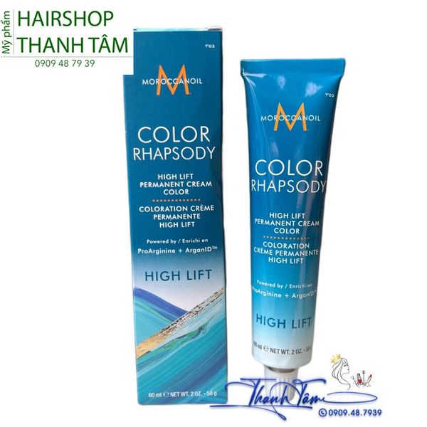 Kem nhuộm lâu bền nâng tông Moroccanoil Color Rhapsody High Lift Permanent Cream 60ml { NEW 2023 }