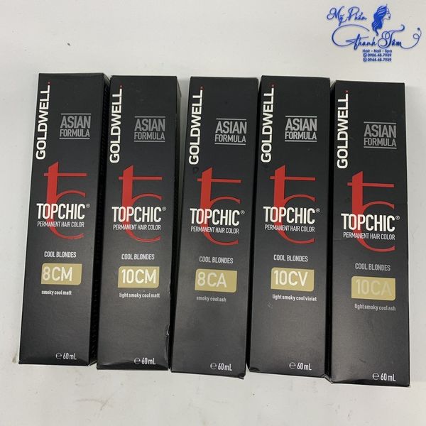 Màu nhuộm thời trang cao cấp Topchic Permanent Hair Color Goldwell 60ml [ New ]