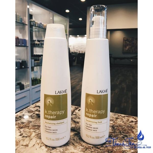 Dầu gội và kem xả khô phục hồi Lakme K.Therapy Repair 300mlx2