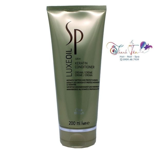 Dầu xả phục hồi tóc Wella SP LUXE OIL KERATIN PROTECT 200ml [ New ]
