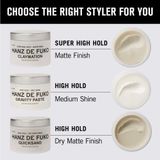 Sáp vuốt tóc nam cao cấp cho tóc dày khô Hanz de Fuko Claymation 56ml [ New ]