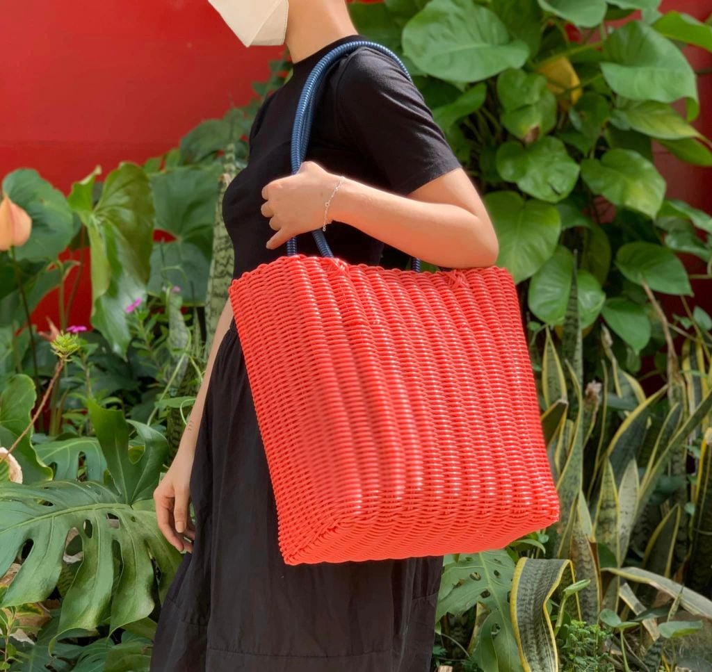 Giỏ xách PE quai dài