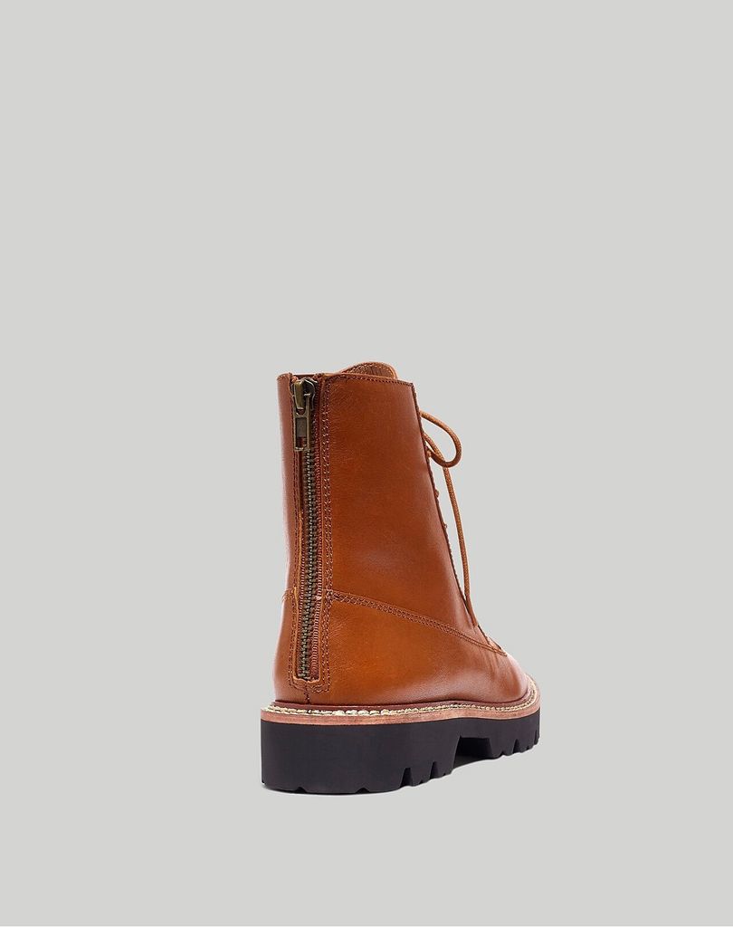 Madewell Boot Nâu cột dây